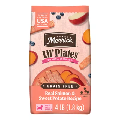 Product Merrick® Lil' Plates® Small Breed Adult Dry Dog Food - Grain Free, Real Salmon & Sweet Potato