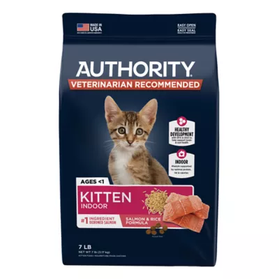 Product Authority® Everyday Health Indoor Kitten Cat Dry Food - Salmon & Rice, With-Grain