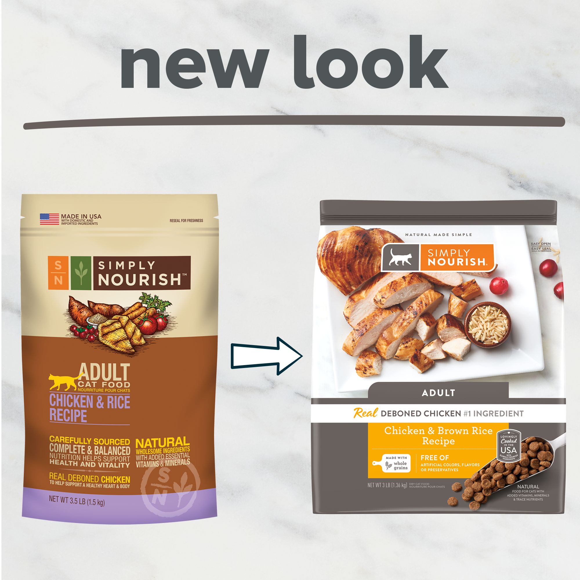 simply nourish chicken and rice cat food