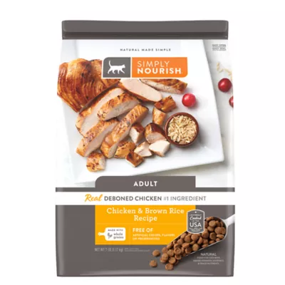 Product Simply Nourish® Original Cat Dry Food - Chicken & Brown Rice, Natural, With-Grain