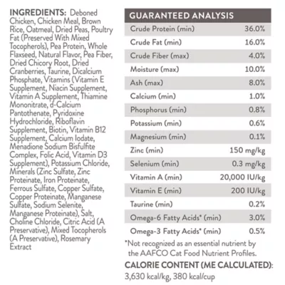 Product Simply Nourish® Original Cat Dry Food - Chicken & Brown Rice, Natural, With-Grain