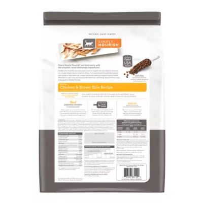 Product Simply Nourish® Original Kitten Cat Dry Food - Chicken & Rice, Natural, With-Grain