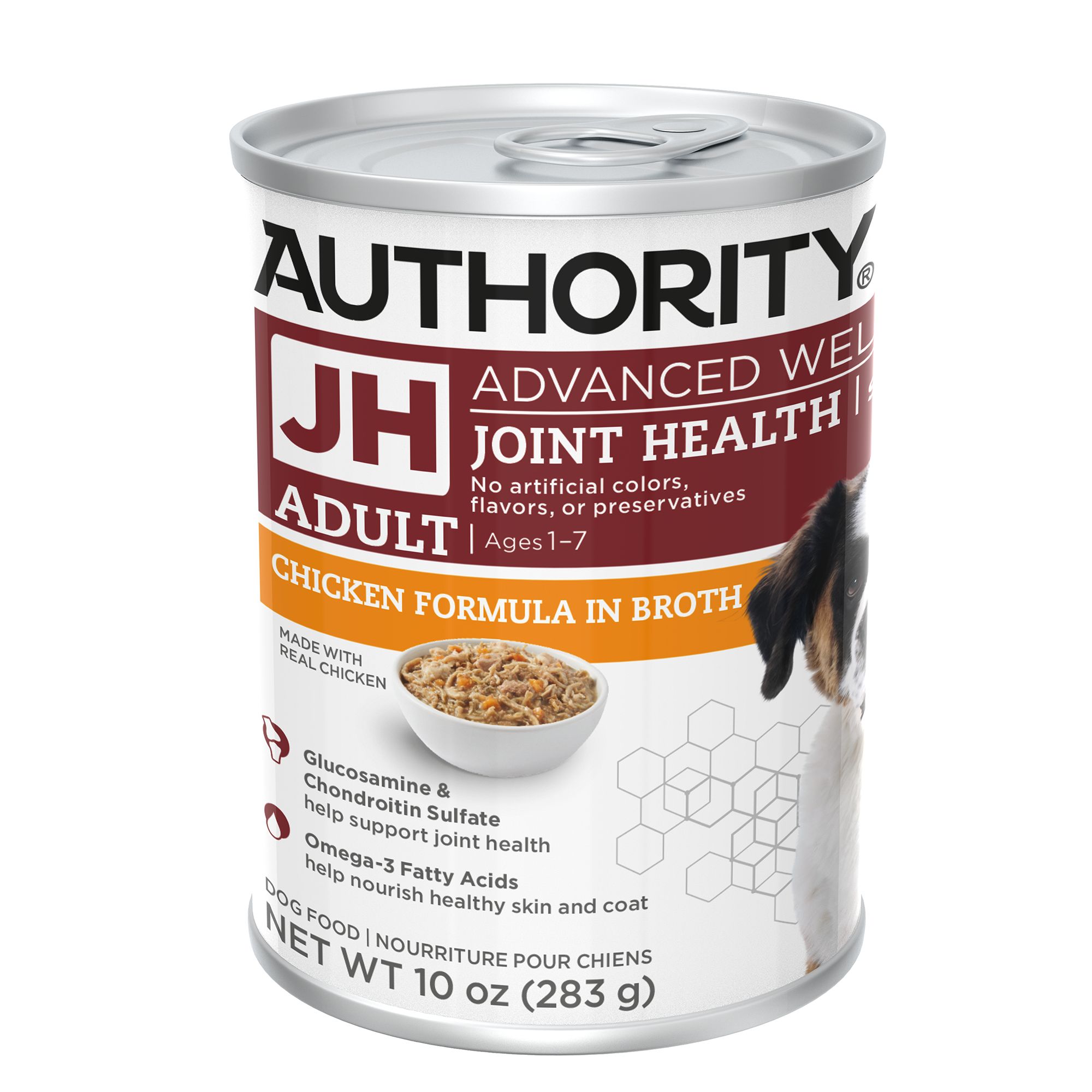canned dog food with glucosamine