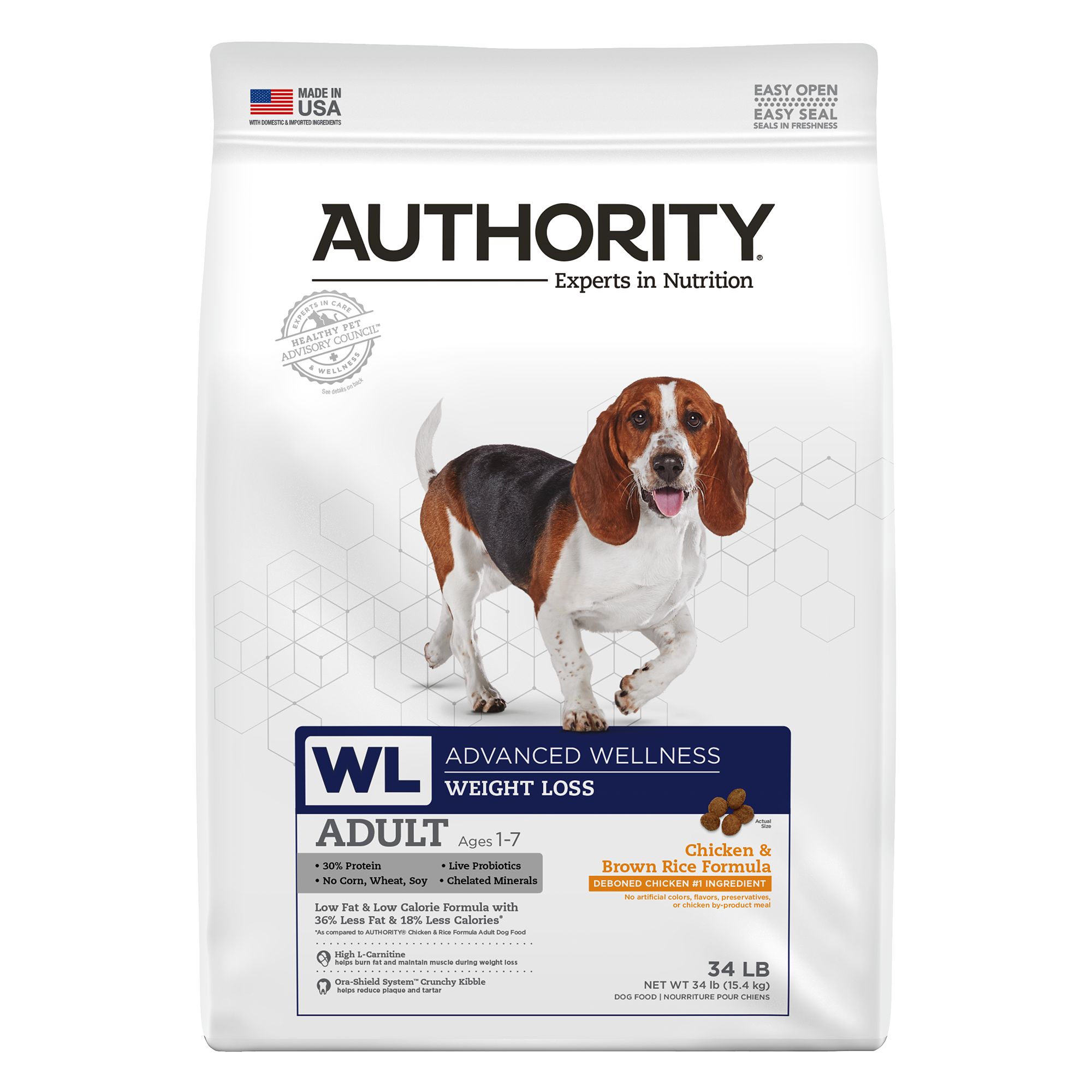 Authority advanced on sale wellness dog food