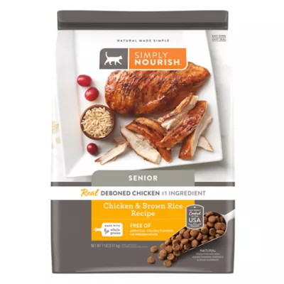 Product Simply Nourish® Original Senior Cat Dry Food - Chicken & Rice, Natural, With-Grain