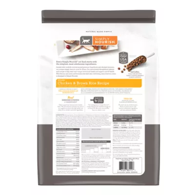 Product Simply Nourish® Original Senior Cat Dry Food - Chicken & Rice, Natural, With-Grain