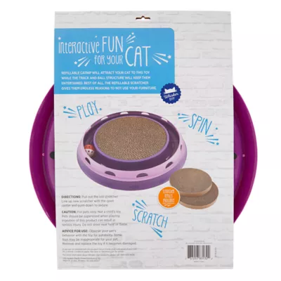 Product Whisker City® Ball Track & Scratcher Cat Toy