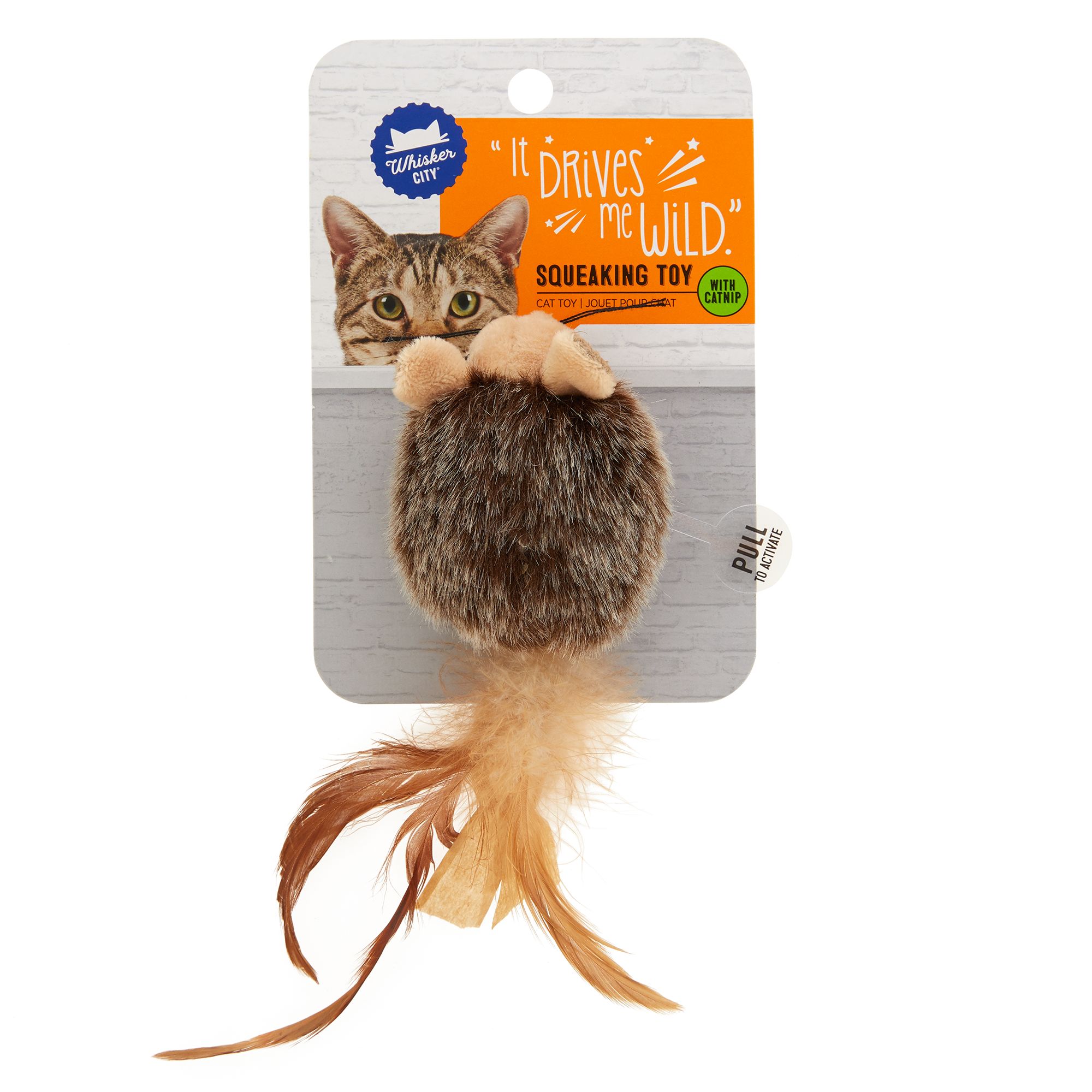 chirping mouse cat toy