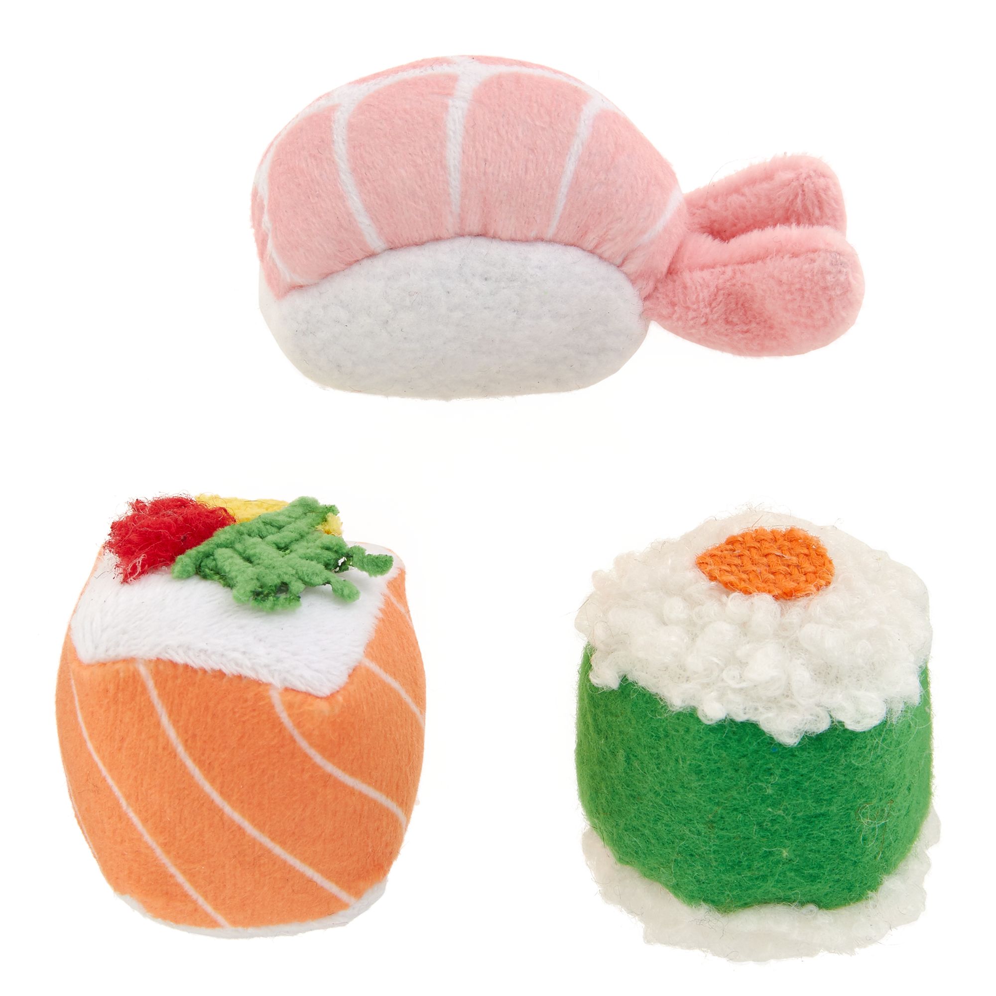 Whisker City® Sushi Cat Toys - 3 Pack 