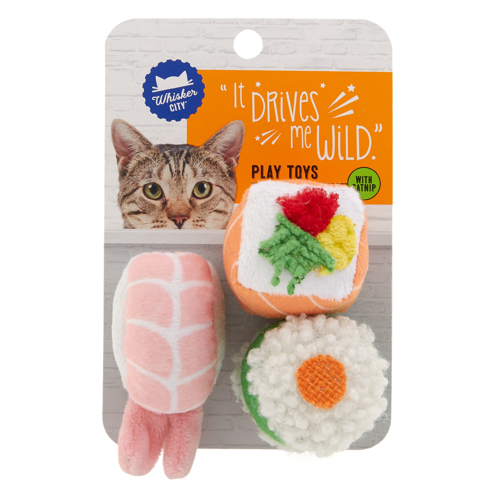 sushi cat toy