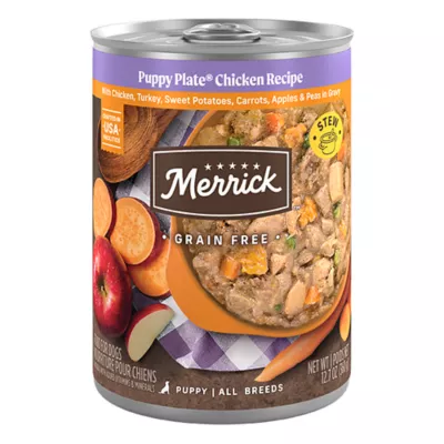 Product Merrick® Grain Free Puppy Wet Dog Food - 12.7 Oz., Corn Free, Gluten Free