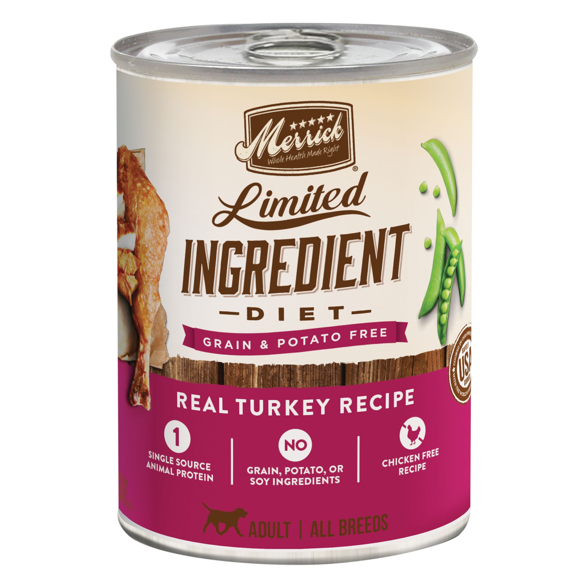 Merrick Limited Ingrediet Diet Adult Dog Food Natural Grain Free Dog Canned Food Petsmart