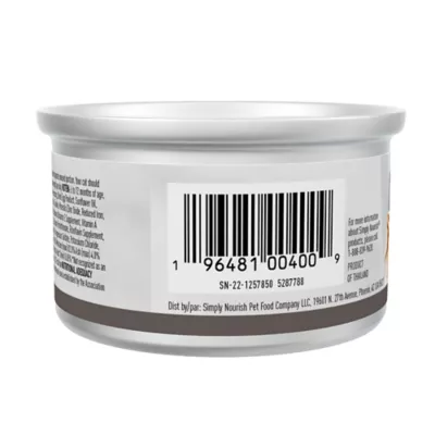 Product Simply Nourish® Original Kitten Cat Wet Food - 3 Oz, Natural, Morsels in Broth, With-Grain