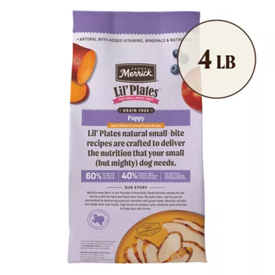 Product Merrick® Lil' Plates® Small Breed Puppy Dry Dog Food - Grain Free, Real Chicken & Sweet Potato