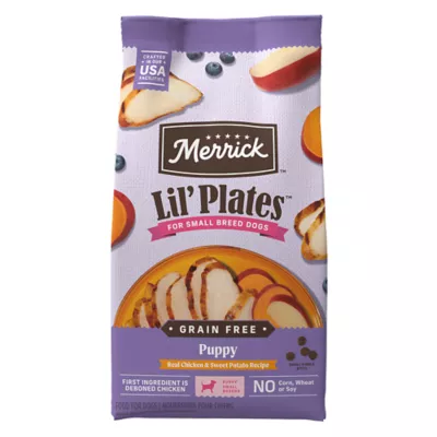 Product Merrick® Lil' Plates® Small Breed Puppy Dry Dog Food - Grain Free, Real Chicken & Sweet Potato