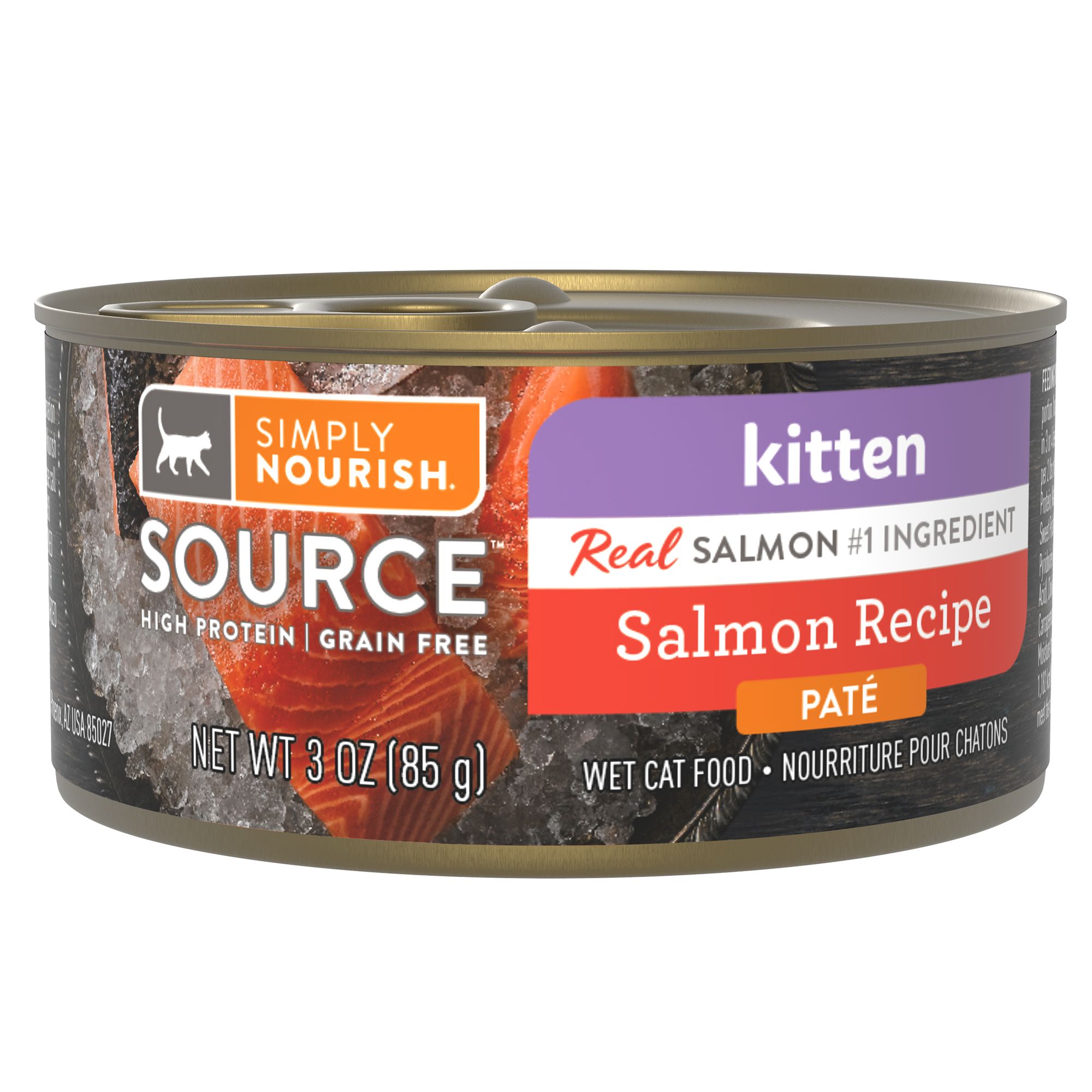 Simply Nourish Source Kitten Cat Wet Food 3 Oz High Protein