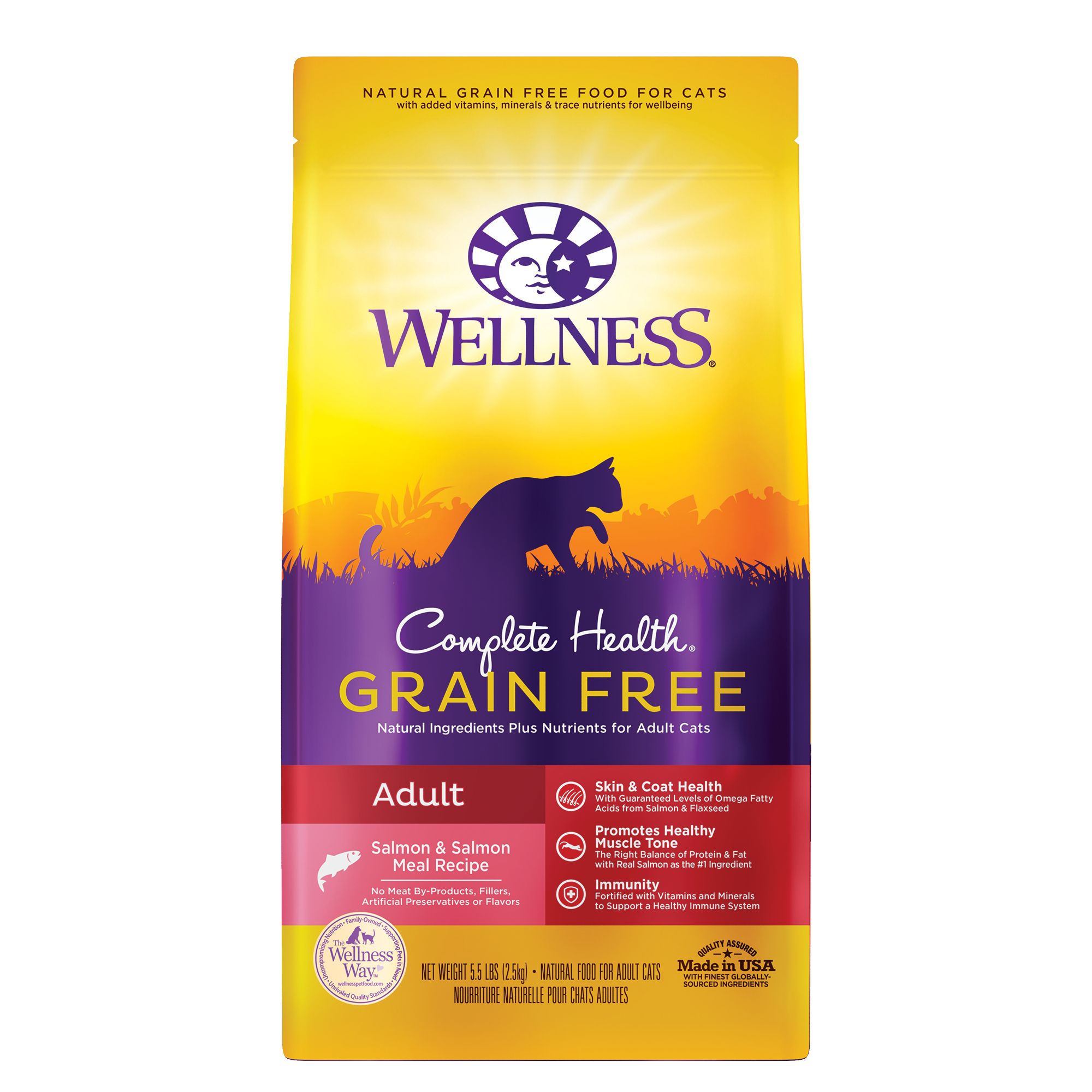 Wellness Complete Health Adult Cat Food Natural Grain Free Salmon Cat Dry Food Petsmart