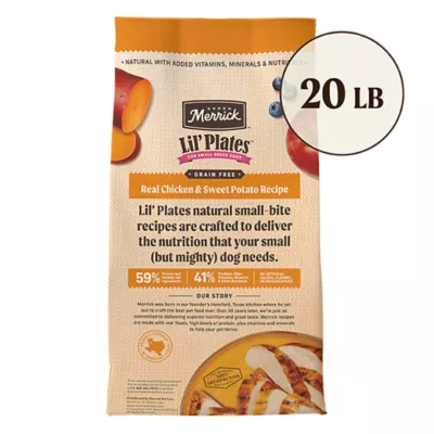 Product Merrick® Lil' Plates® Small Breed Adult Dry Dog Food - Grain Free, Chicken & Sweet Potato