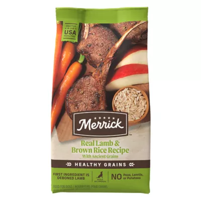 Product Merrick® Healthy Grains® Adult Dry Dog Food - Real Lamb & Brown Rice with Ancient Grains