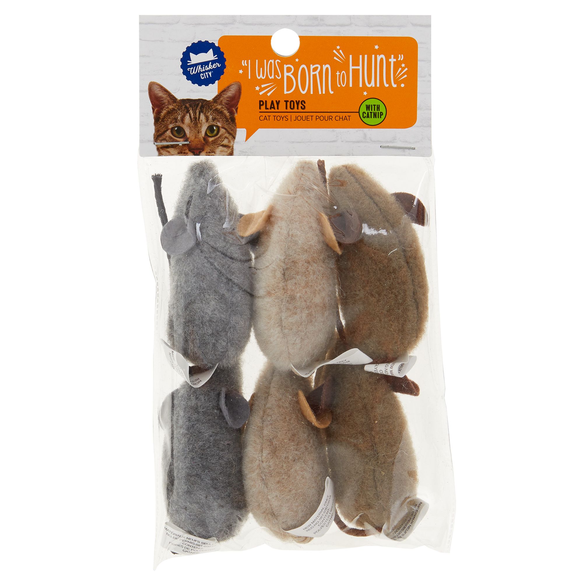 wool mouse cat toy