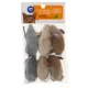 Product Whisker City® Wool Mice Cat Toys - 6 Pack