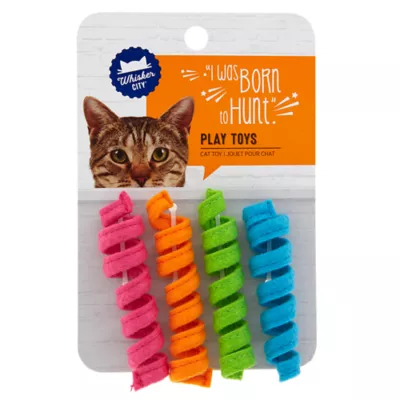 Product Whisker City® Spring Toys Cat Toys - 4 Pack