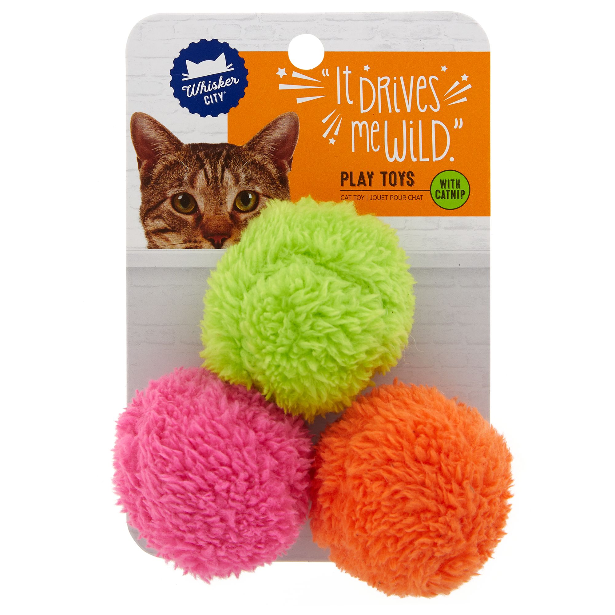 fluffy cat ball