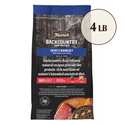 Product Merrick® Backcountry® Raw Infused Hero's Banquet Adult Dry Dog Food - Grain Free, Beef & Turkey