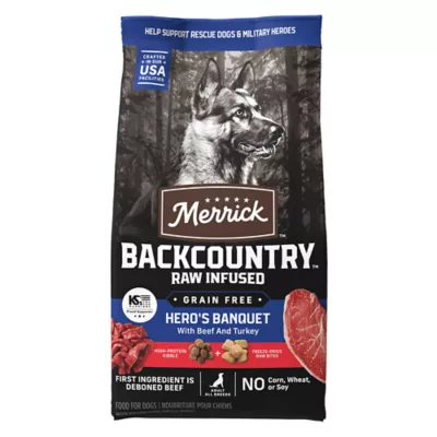 Product Merrick® Backcountry® Raw Infused Hero's Banquet Adult Dry Dog Food - Grain Free, Beef & Turkey