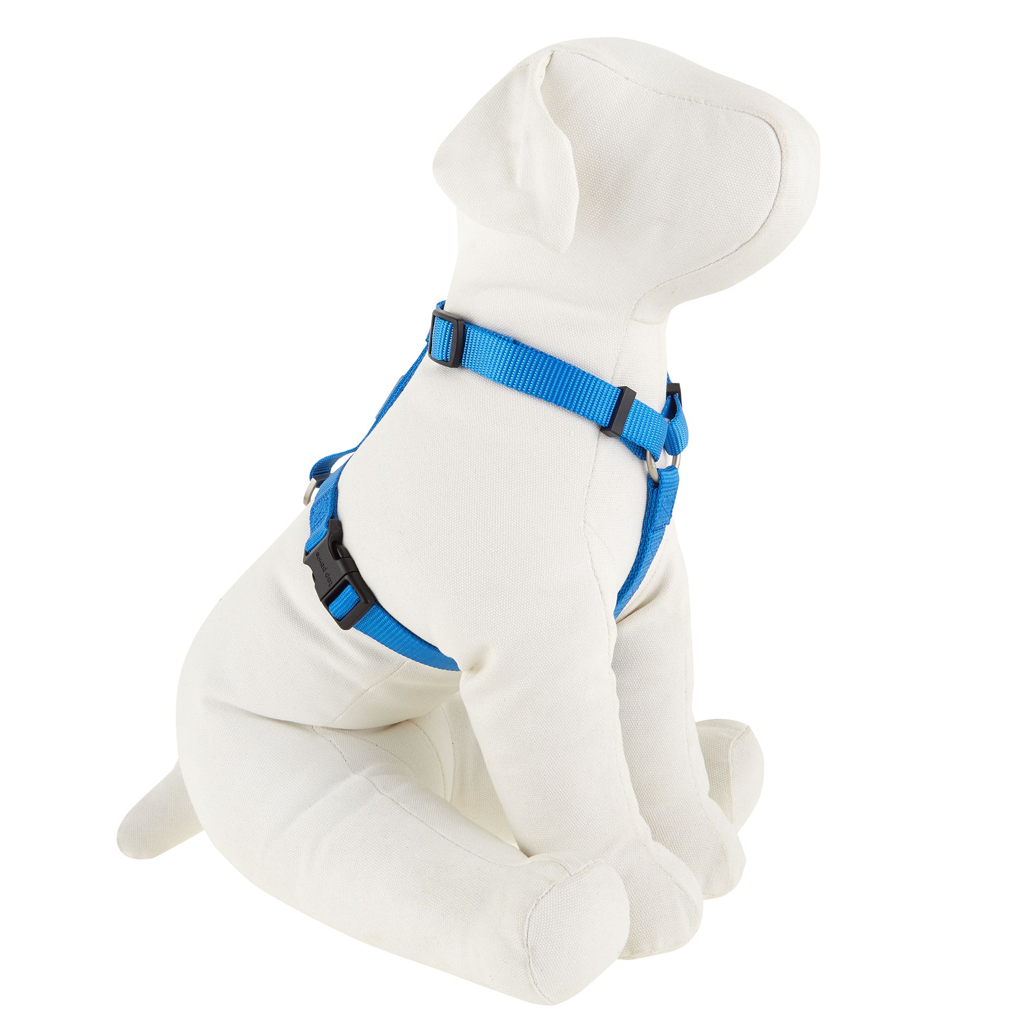 Top Paw® Blue Stripe Adjustable Vest Dog Harness