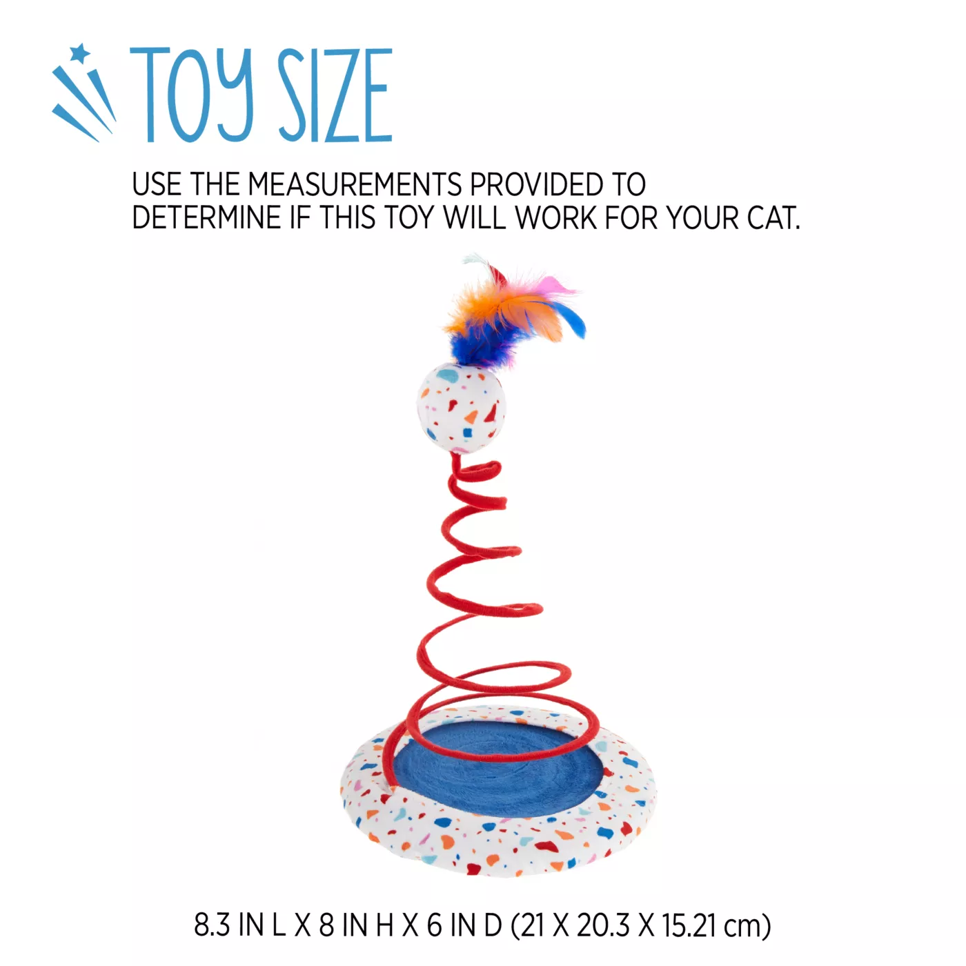 Whisker City® Spring Swatter Chirping Cat Toy Catnip