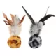 Product Whisker City® Safari Feather Ball Cat Toys - 2 Pack