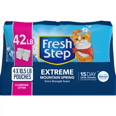 Product Fresh Step® Extreme with Febreze™ Clumping Clay Cat Litter - Mountain Spring Scented, Low Dust