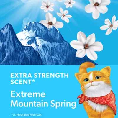 Product Fresh Step® Extreme with Febreze™ Clumping Clay Cat Litter - Mountain Spring Scented, Low Dust