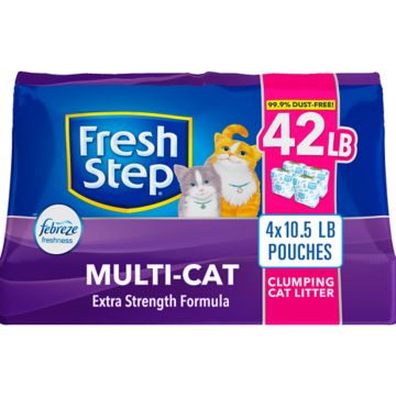 Fresh Step Multi-Cat litter. 42lb.