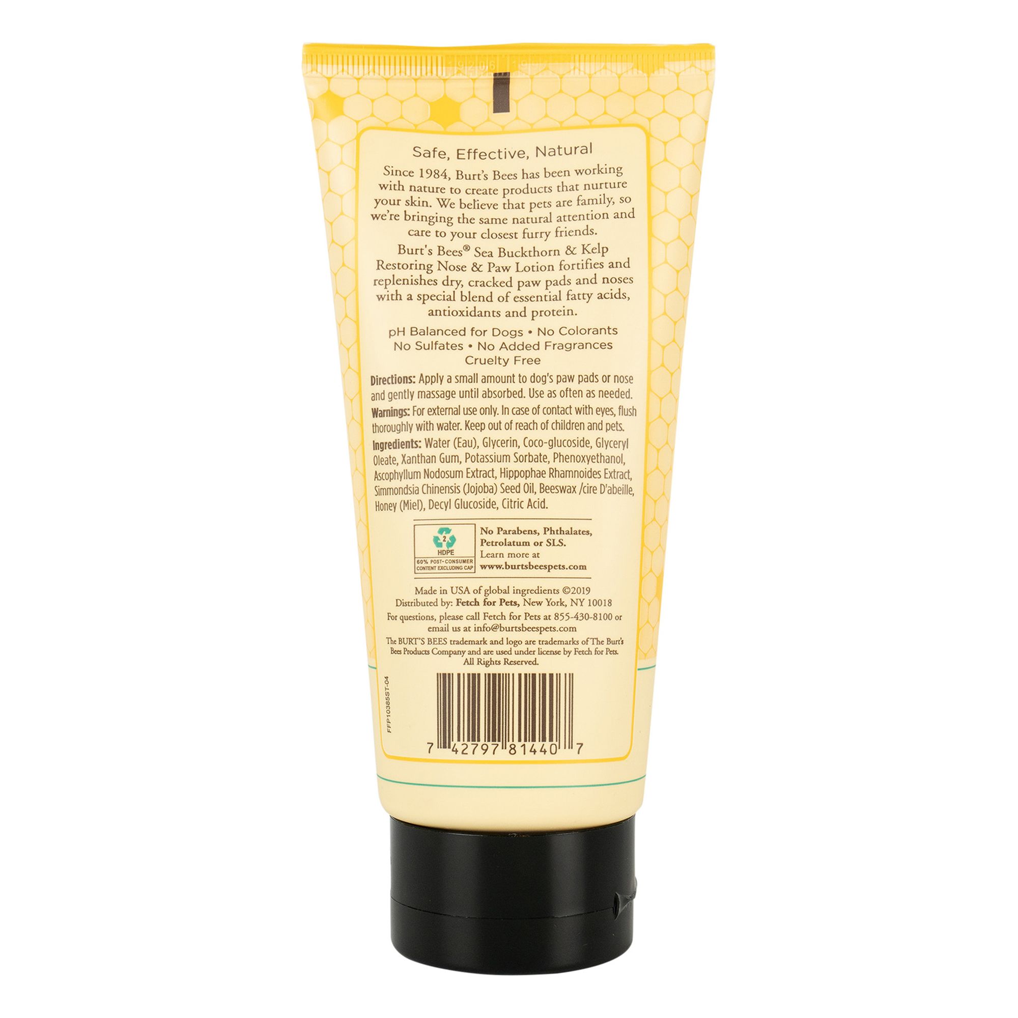 burt's bees paw and nose lotion petsmart