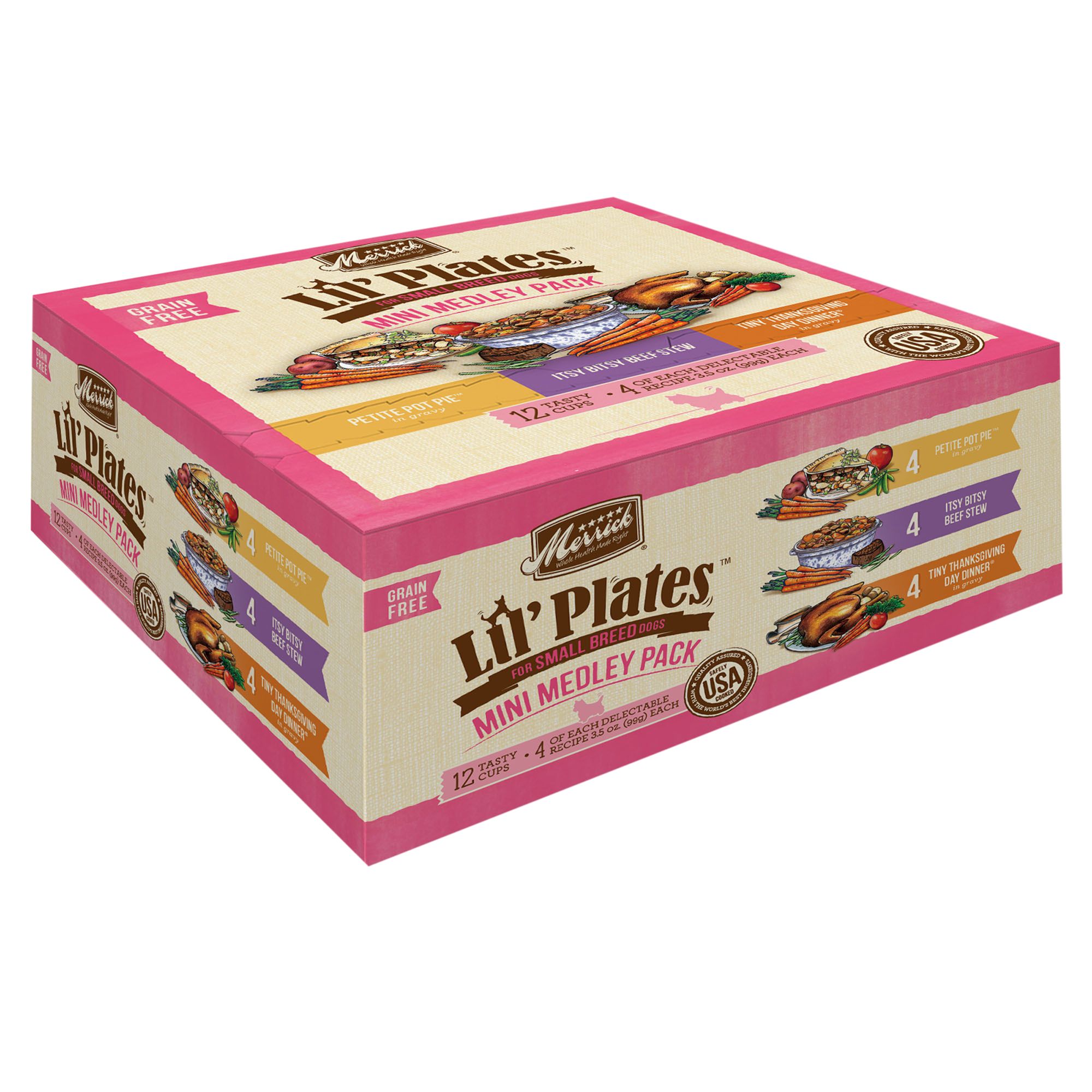 Merrick® Lil' Plates Small Breed All Life Stages Wet Dog Food Grain