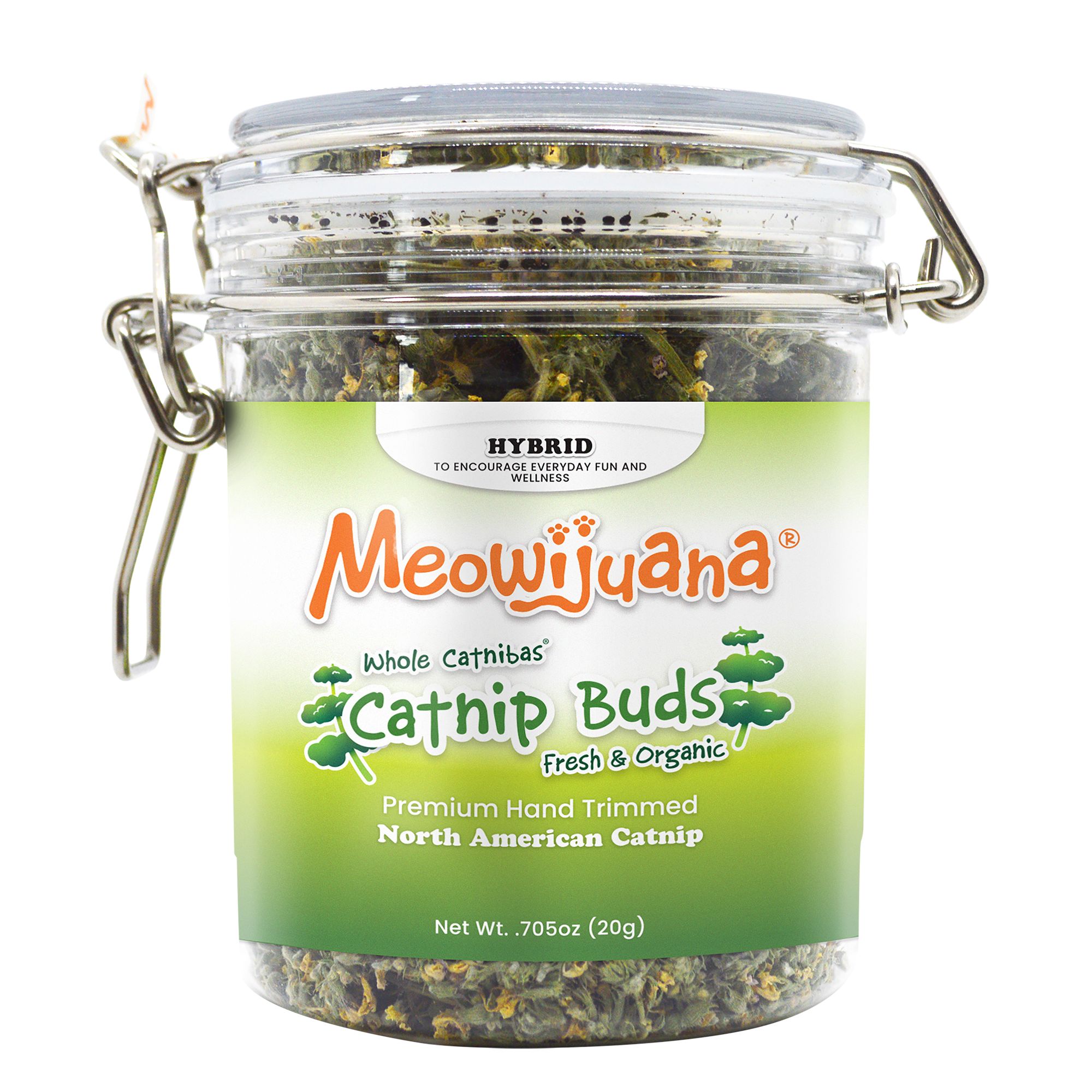 Meowijuana® Jar of Buds Catnip 