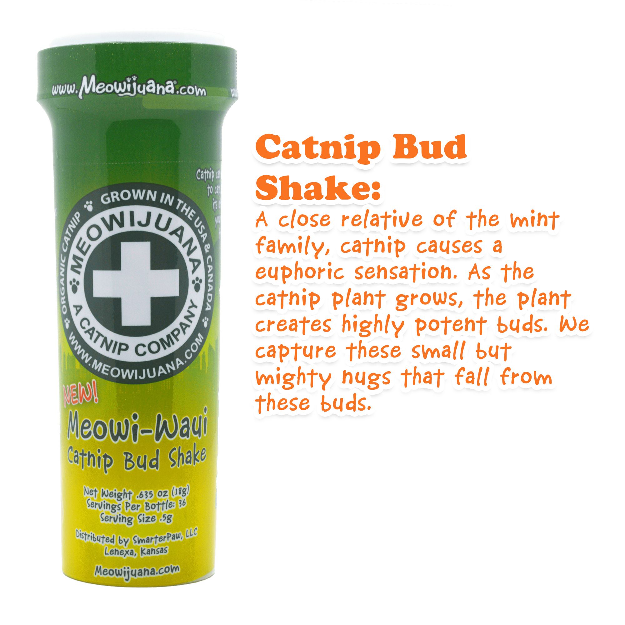 Meowijuana® Meowi-Waui Catnip Bud Shake - thumbnail 2