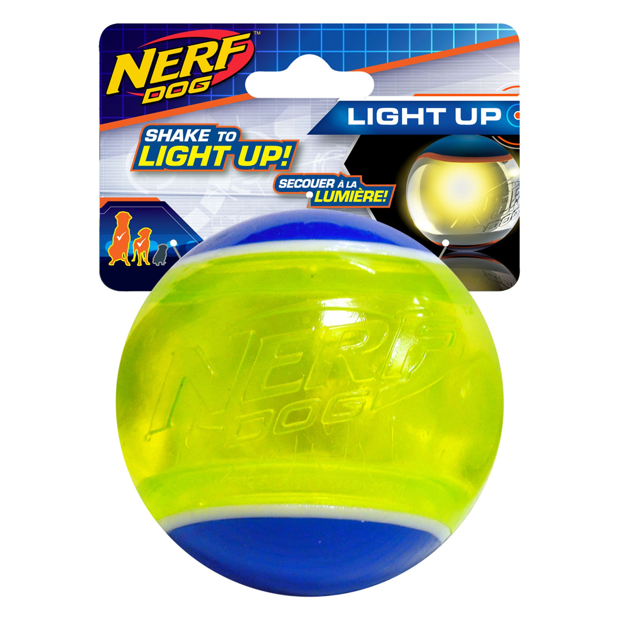 nerf light up dog ball