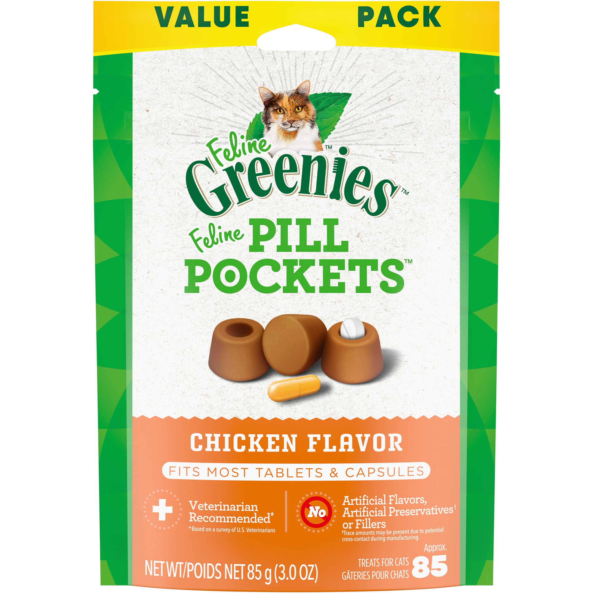 Greenies Feline Pill Pockets Cat Treats 