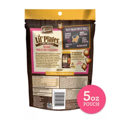 Product Merrick Lil' Plates Small Breed Bitty Beef Recipe Dog Treats, 5 Oz