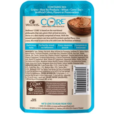 Product Wellness® CORE® Tiny Tasters Wet Cat Food - Natural, Grain Free, Single Serve