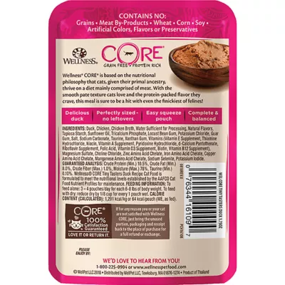 Product Wellness® CORE® Tiny Tasters Wet Cat Food - Natural, Grain Free, Single Serve