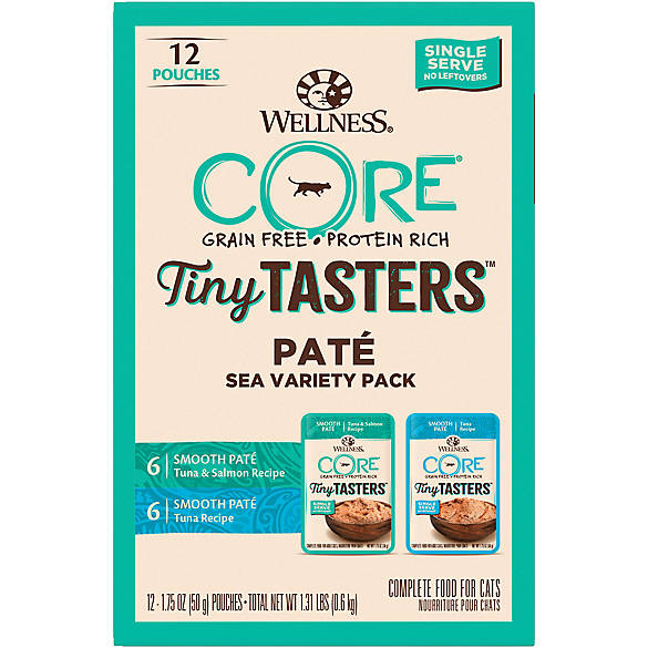 Wellness® CORE® Tiny Tasters Wet Cat Food Variety Pack Natural, Grain