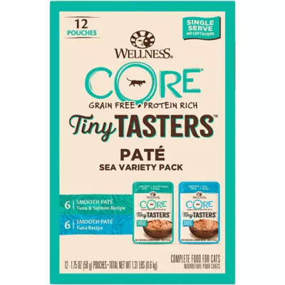 Product Wellness® CORE® Tiny Tasters Wet Cat Food - Natural, Variety Pack, 12 CT, 21 OZ