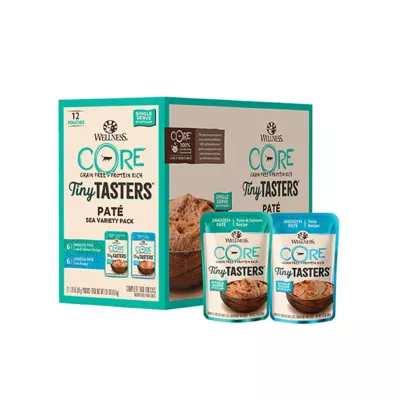 Product Wellness® CORE® Tiny Tasters Wet Cat Food - Natural, Variety Pack, 12 CT, 21 OZ