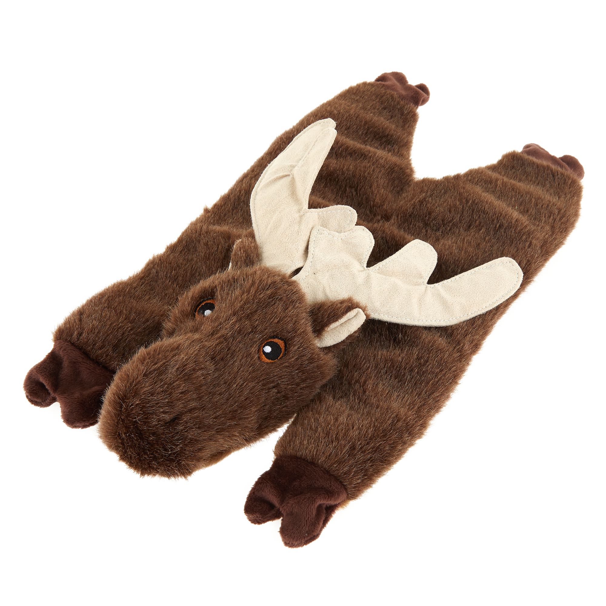 stuffed moose dog toy