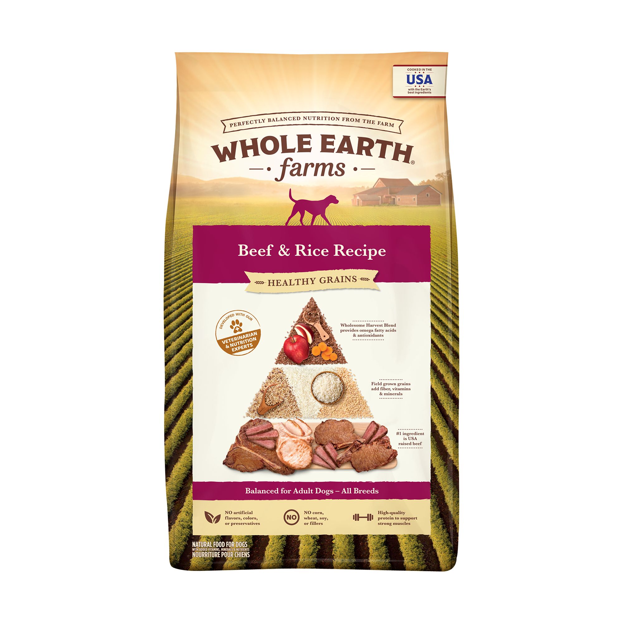 whole earth farms adult recipe dry dog food