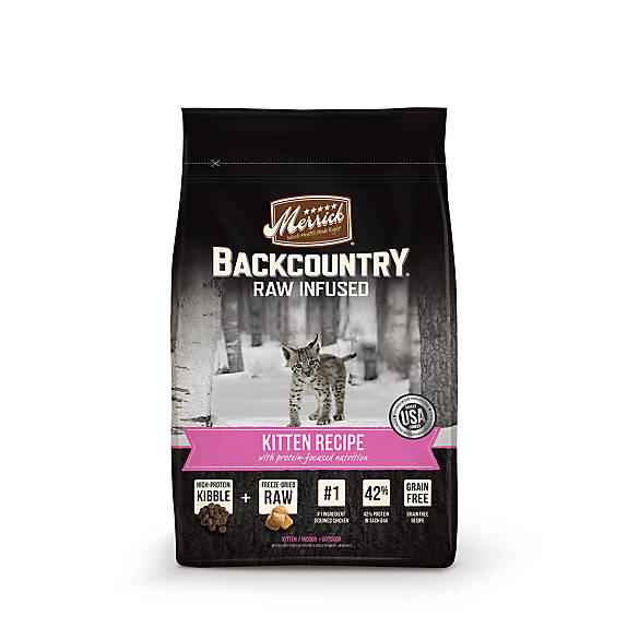 Merrick® Backcountry ™ Kitten Food High Protein, Raw, Grain Free